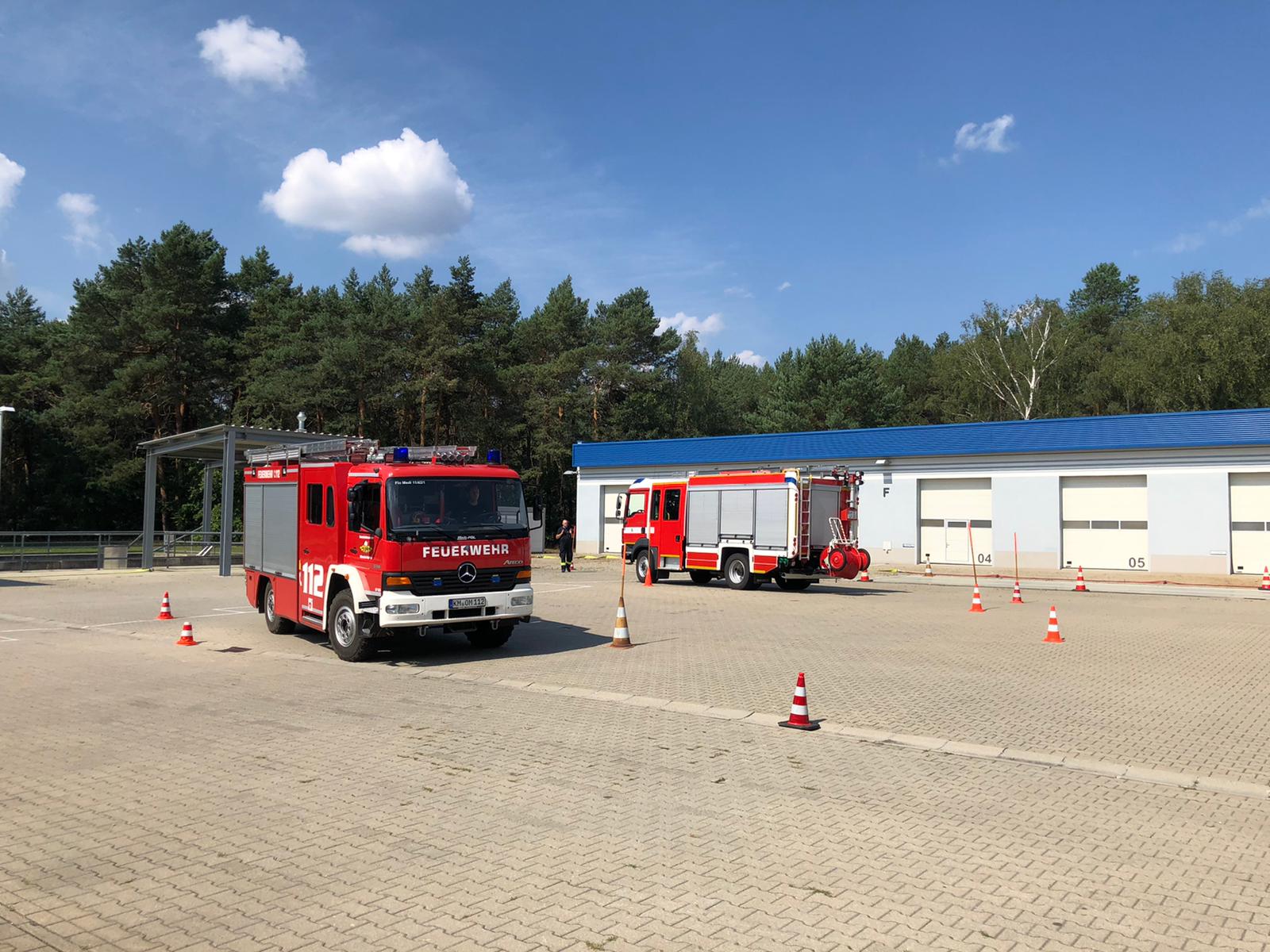 Fahrsicherheitstraining an der Landesfeuerwehrschule