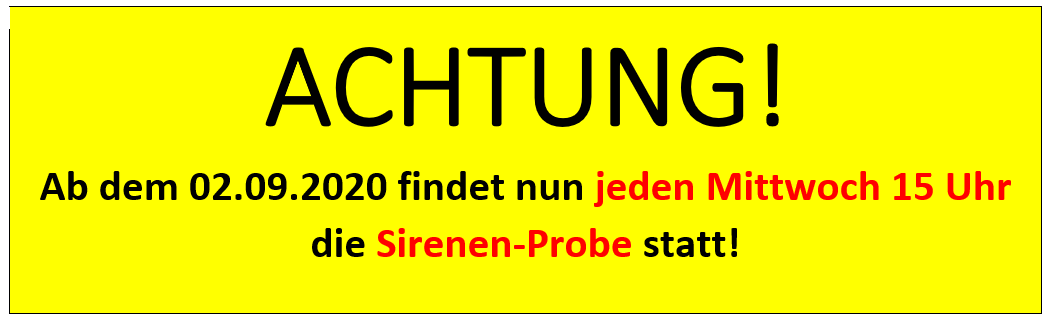 SIRENENPROBE
